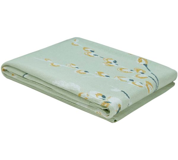 Pussy Willow Sage Green Blanket